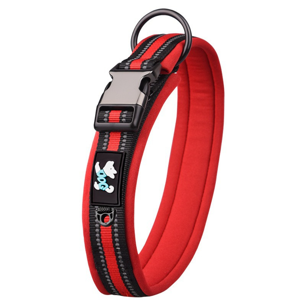 Adjustable Size Space Cotton Breathable Pet Collar with Night Reflective Ribbon Tactical Style Training Leash with Lights,U-ME PET LUV,Adjustable Size Space Cotton Breathable Pet Collar with Night Reflective Ribbon Tactical Style Training Leash with Lights