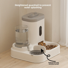 Automatic Cat & Dog Feeder Bowl Combo, 2-in-1 Pet Food and Water Dispenser with Smart Design,U-ME PET LUV,Automatic Cat & Dog Feeder Bowl Combo, 2-in-1 Pet Food and Water Dispenser with Smart Design