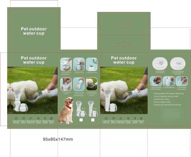 Supplier Wholesale Portable 2-in-1 Eco-Friendly Travel Dog Water Bottle & Food Container Durable Solid Pattern Leakproof Outdoor Pet Travel Cup,U-ME PET LUV,Portable 2-in-1 Eco-Friendly Dog Water Bottle & Food Container Durable Solid Pattern Leakproof Outdoor Pet Travel Cup