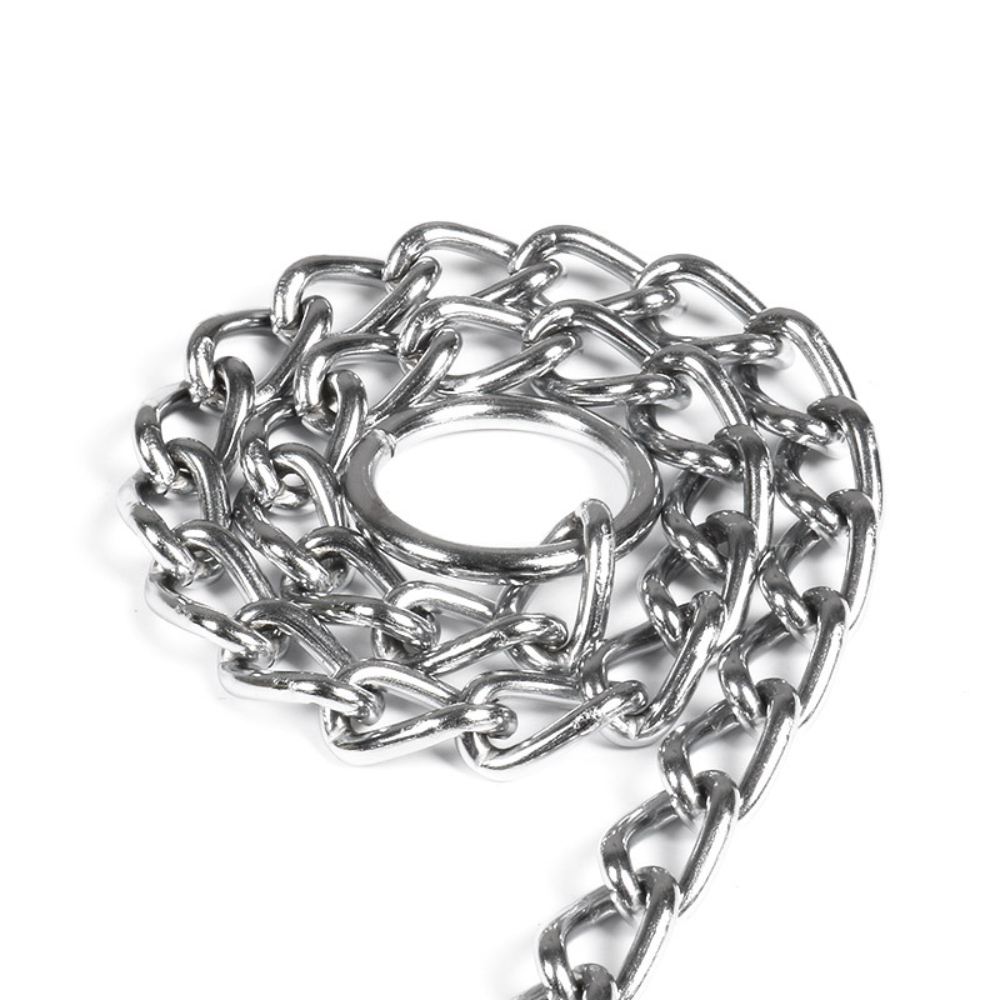 Pet Supplies Adjustable Dog Collar Quick Release Feature Solid Metal Double Ring Anti-Bite Chain Necklace Customizable Pet Collar P Chain,U-ME PET LUV,Adjustable Dog Collar Quick Release Feature Solid Metal Double Ring Anti-Bite Chain Necklace Customizable Pet Collar P Chain