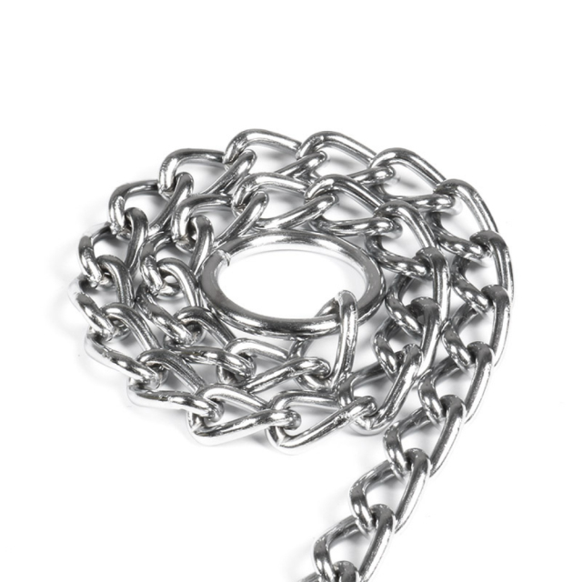Pet Supplies Adjustable Dog Collar Quick Release Feature Solid Metal Double Ring Anti-Bite Chain Necklace Customizable Pet Collar P Chain,U-ME PET LUV,Adjustable Dog Collar Quick Release Feature Solid Metal Double Ring Anti-Bite Chain Necklace Customizable Pet Collar P Chain