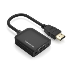 HD2VG60 | Convertisseur HDMI vers VGA (avec Audio, Noir),flykantech.com | Services Complets De Conception, Fabrication Et Exportation D'Usines | Amélioration De L'Efficacité De La Production,HD2VG60 | Convertisseur HDMI vers VGA (avec Audio, Noir)