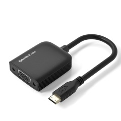 MINI2VG50 | Convertidor mini-HD a VGA (con Audio, Negro),flykantech.com | Servicios Integrales De Diseño, Fabricación Y Exportación De Fábricas | Mejora De La Eficiencia En La Producción,MINI2VG50 | Convertidor mini-HD a VGA (con Audio, Negro)