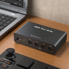 THRU-IV | Boîte MIDI Thru - Splitter MIDI 4i/4o,flykantech.com | Services Complets De Conception, Fabrication Et Exportation D'Usines | Amélioration De L'Efficacité De La Production,THRU-IV | Boîte MIDI Thru - Splitter MIDI 4i/4o