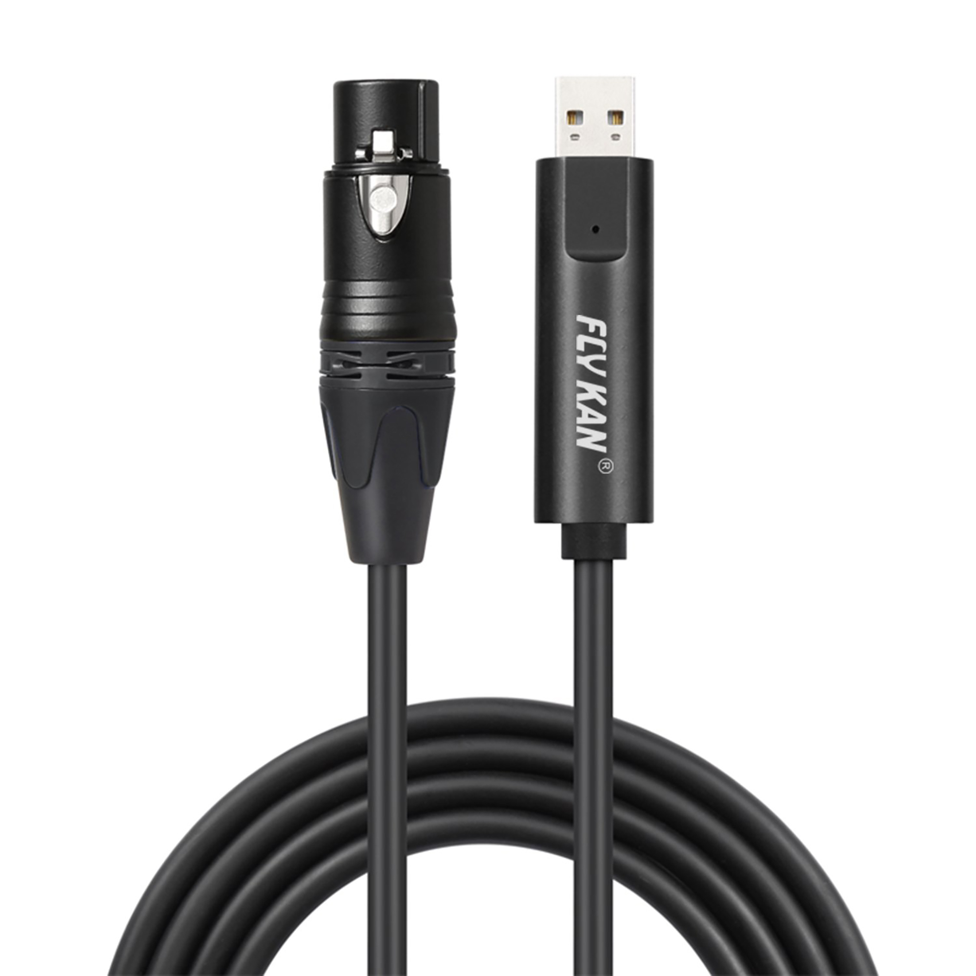 USBXLR-M1 | XLR에서 USB 인터페이스 (M/F, 금속),flykantech.com | 종합 공장 설계, 제조 및 수출 서비스 | 생산 효율성 향상,USBXLR-M1 | XLR에서 USB 인터페이스 (M/F, 금속)