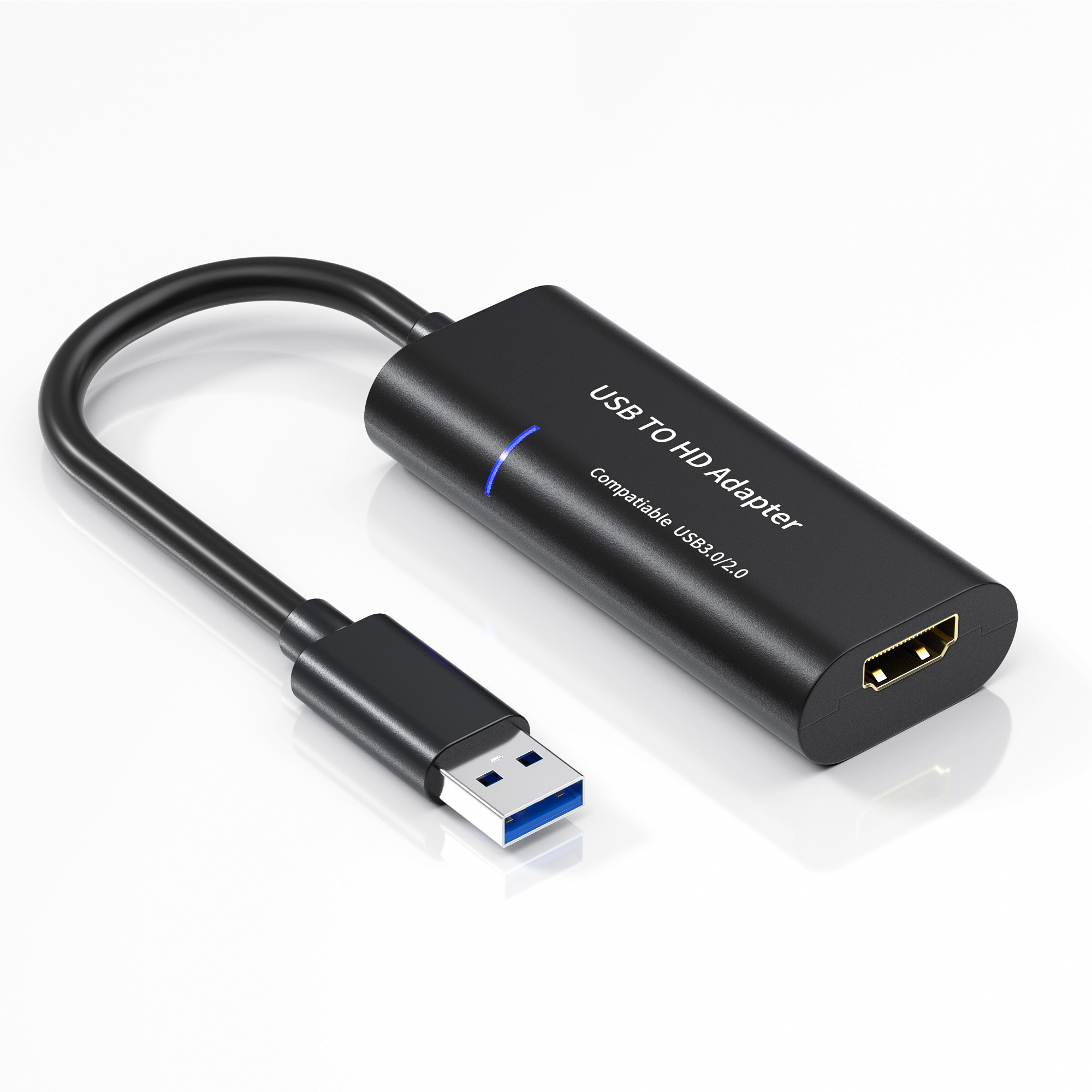 HD00007 | USB 3.0에서 HDMI 비디오 컨버터 (Win/Mac),flykantech.com | 종합 공장 설계, 제조 및 수출 서비스 | 생산 효율성 향상,HD00007 | USB 3.0에서 HDMI 비디오 컨버터 (Win/Mac),디스플레이 어댑터,USB-A 어댑터