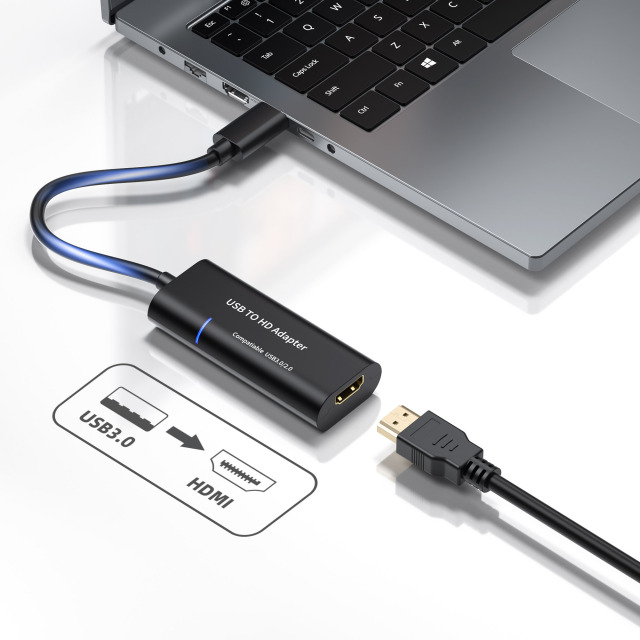 HD00007 | Convertisseur Vidéo USB 3.0 vers HDMI (Win/Mac),flykantech.com | Services Complets De Conception, Fabrication Et Exportation D'Usines | Amélioration De L'Efficacité De La Production