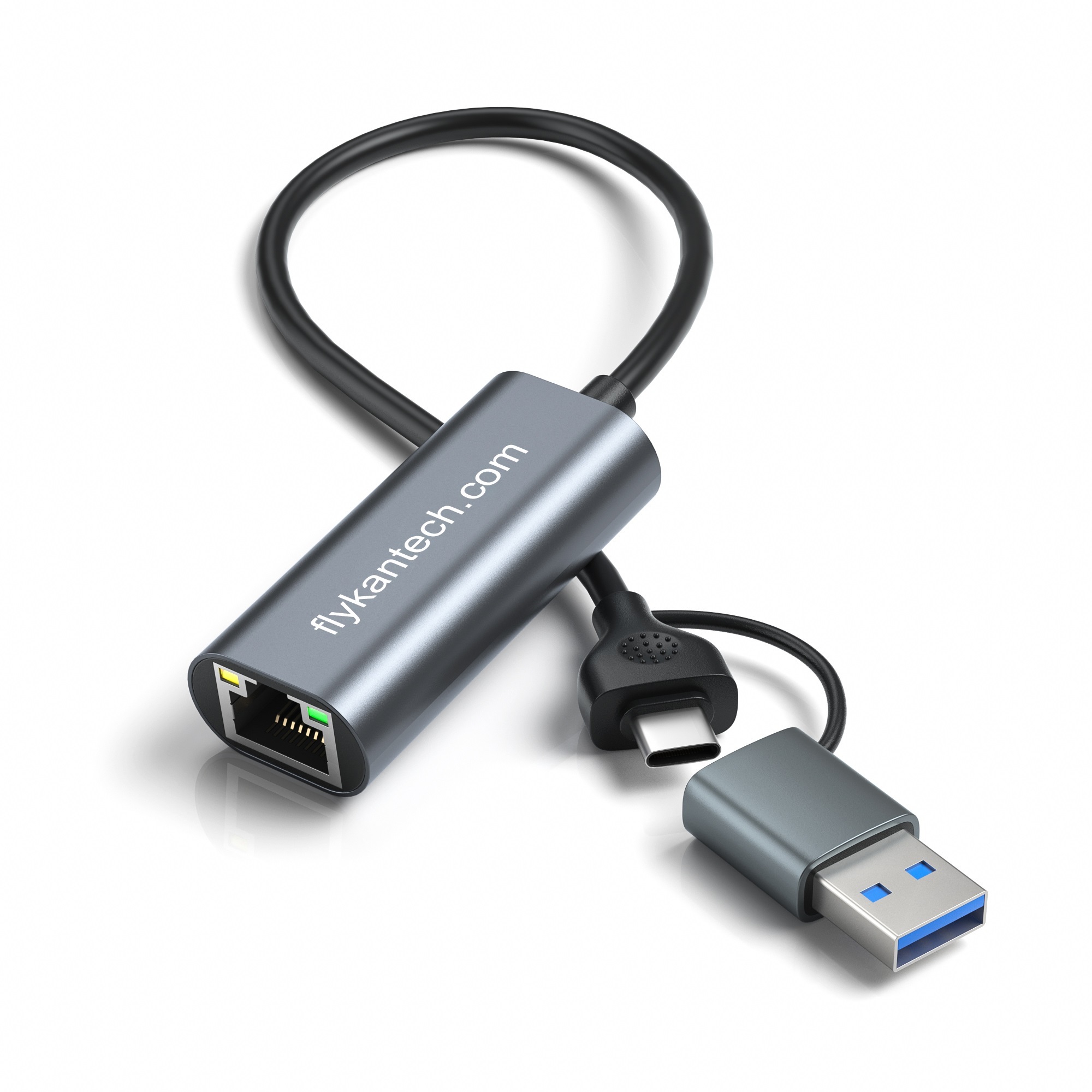 LAN-UC8156 | USB-C/A 기가비트(10/100/1000Mbps) 이더넷 어댑터,flykantech.com | 종합 공장 설계, 제조 및 수출 서비스 | 생산 효율성 향상,LAN-UC8156 | USB-C/A 기가비트(10/100/1000Mbps) 이더넷 어댑터