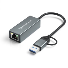 LAN-UC8154 | Adaptateur Ethernet USB-C/A Gigabit (10/100/1000Mbps),flykantech.com | Services Complets De Conception, Fabrication Et Exportation D'Usines | Amélioration De L'Efficacité De La Production,LAN-UC8154 | Adaptateur Ethernet USB-C/A Gigabit (10/100/1000Mbps)