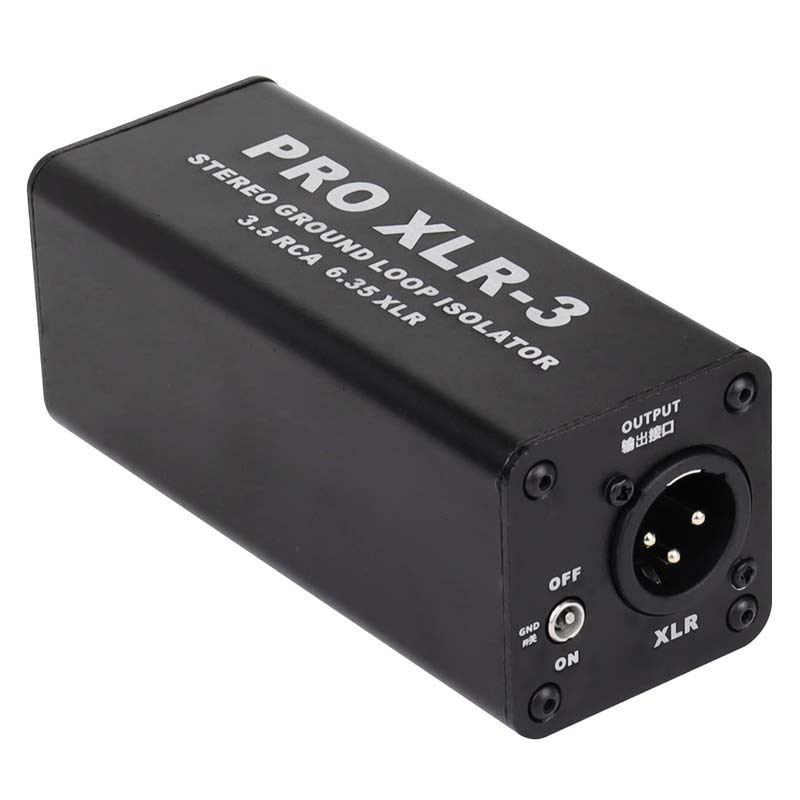 XLR-600B3 | Stereo Ground Loop Isolator (6.5mm, XLR/TRS, 3.5mm AUX),FlykanTech | Professional PC Accessories Manufacturer & Export Supplier,XLR-600B3 | Stereo Ground Loop Isolator (6.5mm, XLR/TRS, 3.5mm AUX)