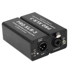 XLR-600B3 | Stereo Ground Loop Isolator (6.5mm, XLR/TRS, 3.5mm AUX),FlykanTech | Professional PC Accessories Manufacturer & Export Supplier,XLR-600B3 | Stereo Ground Loop Isolator (6.5mm, XLR/TRS, 3.5mm AUX)