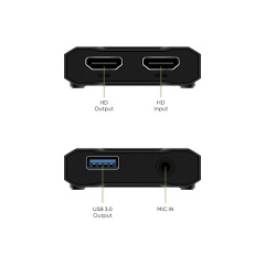 HDCAP07 | HDMI 转 USB 3.0 视频采集盒 (4K@60Hz),flykantech.com | 全方位工厂设计、制造与出口服务 | 提升生产效率,HDCAP07 | HDMI转USB 3.0采集盒（4K/60Hz，黑色）