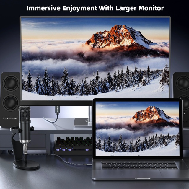 UCDP8K60-18-M2 | Adaptateur 8K USB-C vers DisplayPort (M/M, 1,8 m),flykantech.com | Services Complets De Conception, Fabrication Et Exportation D'Usines | Amélioration De L'Efficacité De La Production,UCDP8K60-18-M2 | Adaptateur 8K USB-C vers DisplayPort (M/M, 1,8 m)