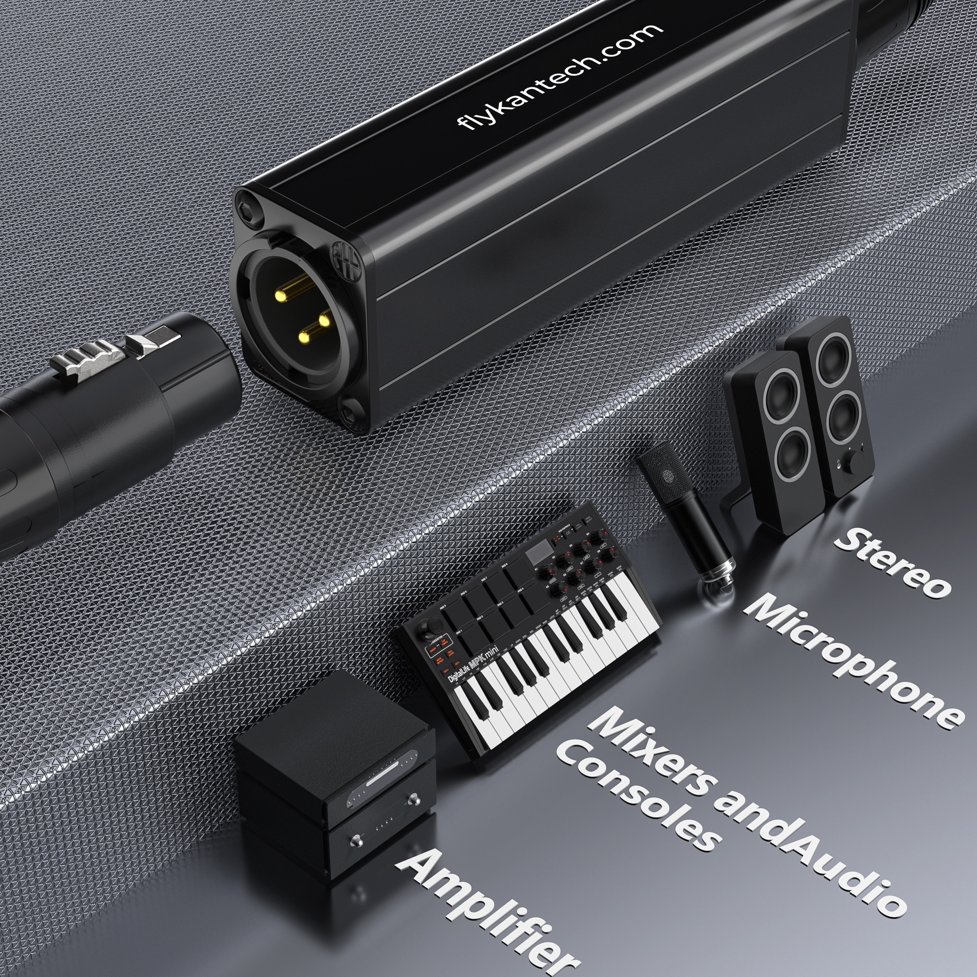 XLR-A600-II | 스테레오 접지 루프 노이즈 아이솔레이터 XLR,flykantech.com | 종합 공장 설계, 제조 및 수출 서비스 | 생산 효율성 향상,XLR-A600-II | 스테레오 접지 루프 노이즈 아이솔레이터 XLR