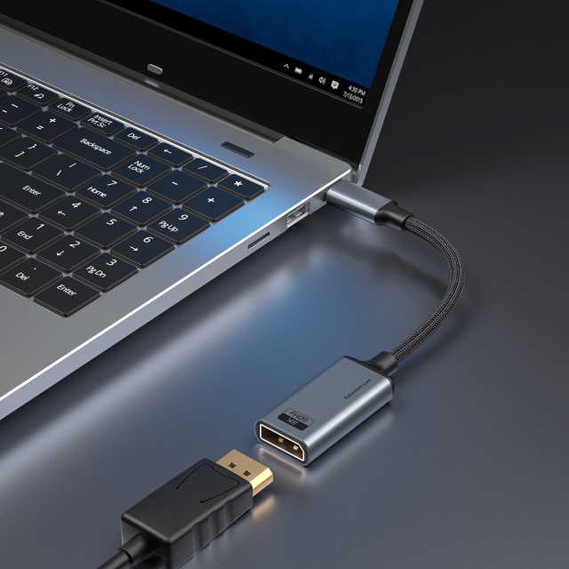 UC2DP860-M1 | Адаптер USB-C на DisplayPort 8K (M/F, Металл),flykantech.com | Полный Комплекс Услуг По Проектированию, Производству И Экспорту Заводов | Повышение Эффективности Производства