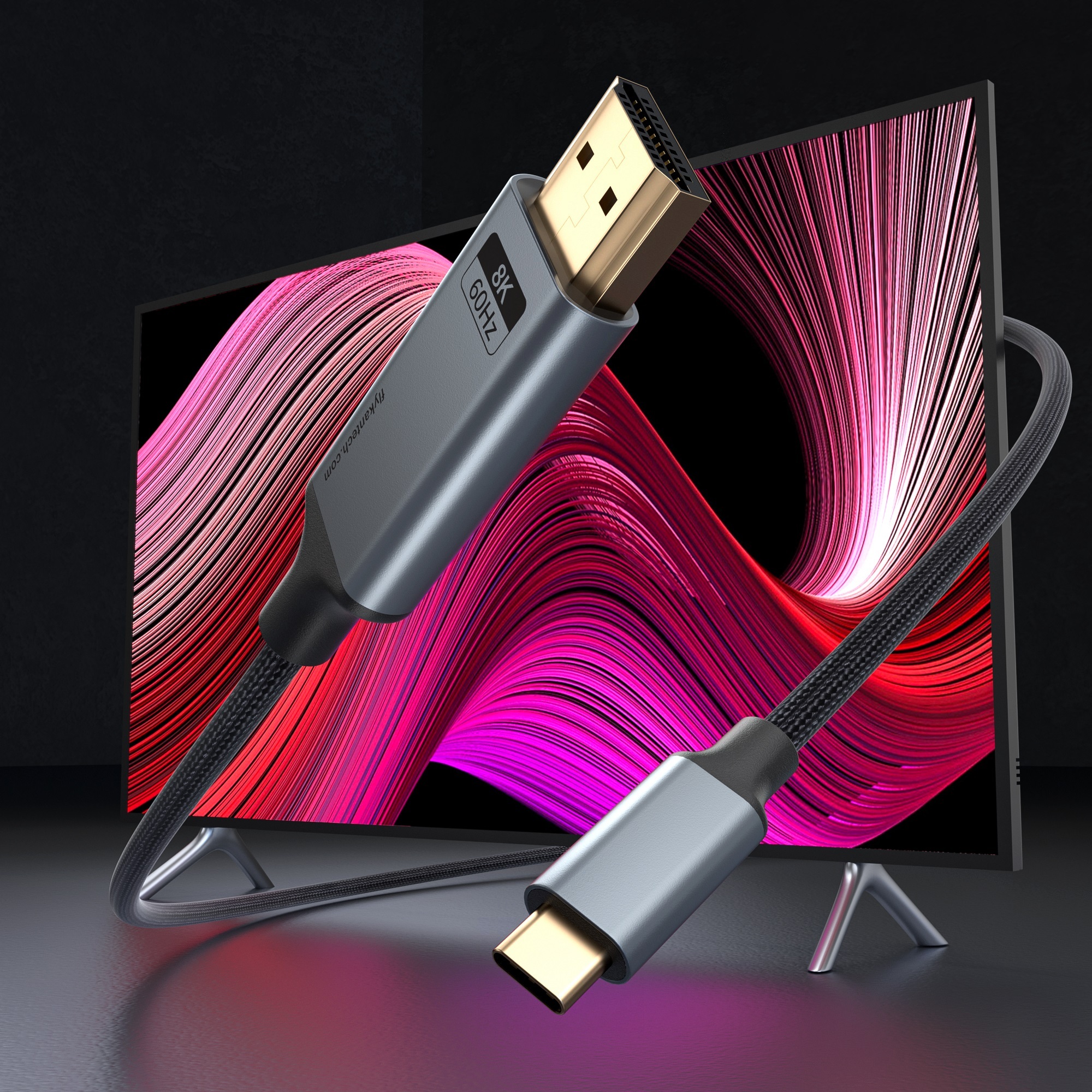 UC2HD860-18-M1 | 8K USB-C HDMI 어댑터 - (M/M, 1.8m),flykantech.com | 종합 공장 설계, 제조 및 수출 서비스 | 생산 효율성 향상,UC2HD860-18-M1 | 8K USB-C HDMI 어댑터 - (M/M, 1.8m)