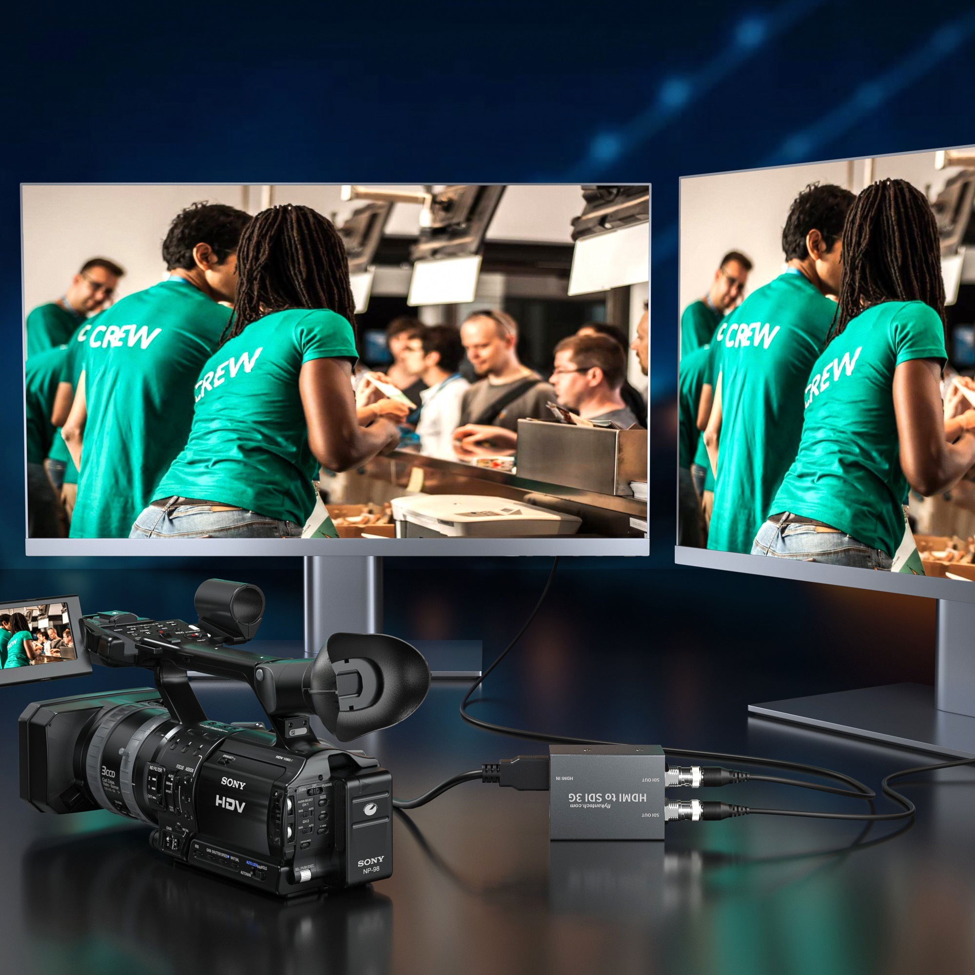 HD2SDI-II | HDMI에서 3G-SDI 비디오 컨버터,flykantech.com | 종합 공장 설계, 제조 및 수출 서비스 | 생산 효율성 향상,HD2SDI-II | HDMI에서 3G-SDI 비디오 컨버터,비디오 변환기,비디오 신호 변환기