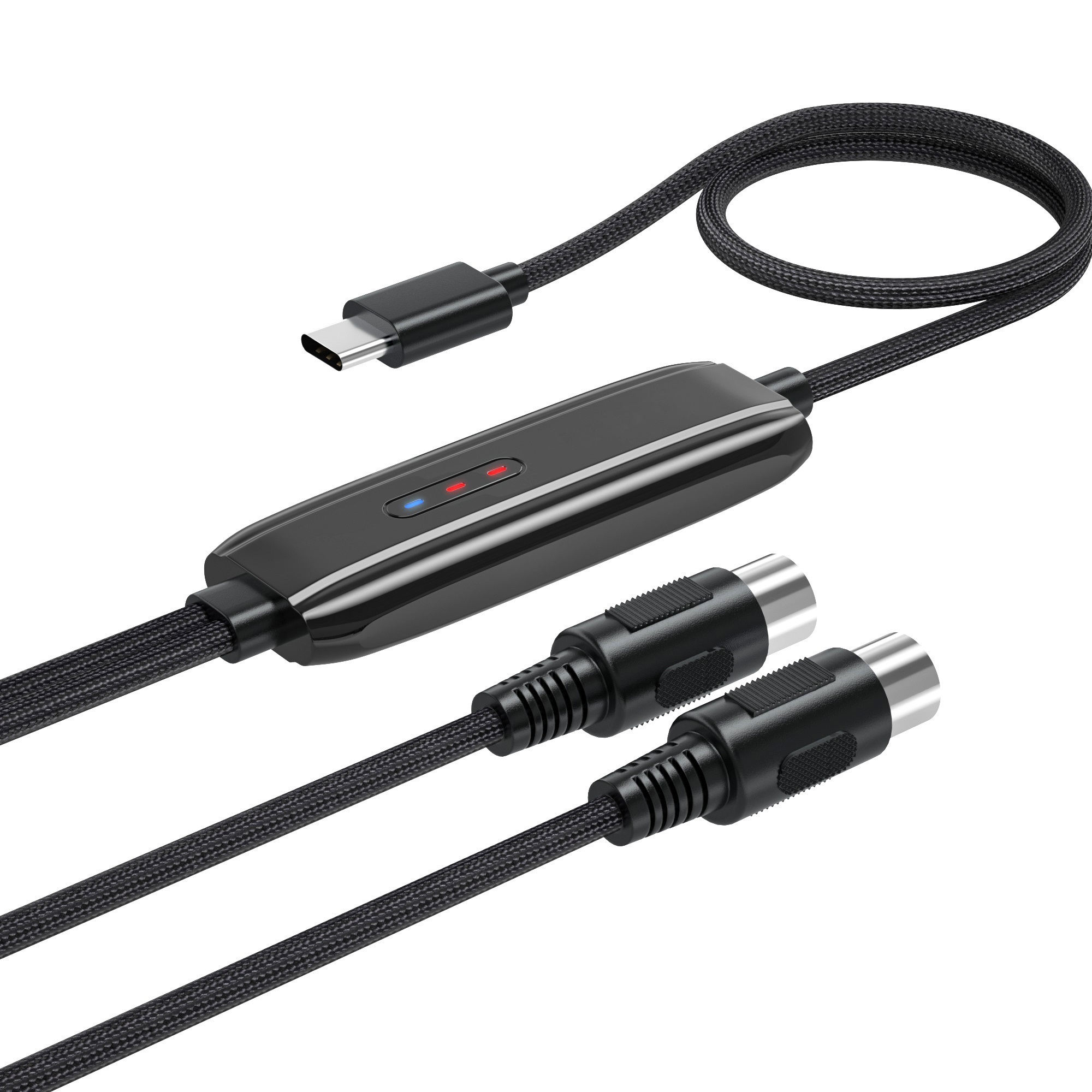 MIDI-C01b | USB Type-C MIDI Interface,FlykanTech | Professional PC Accessories Manufacturer & Export Supplier,MIDI-C01b | USB-C MIDI Interface,Audio & Conference Products,MIDI Instruments