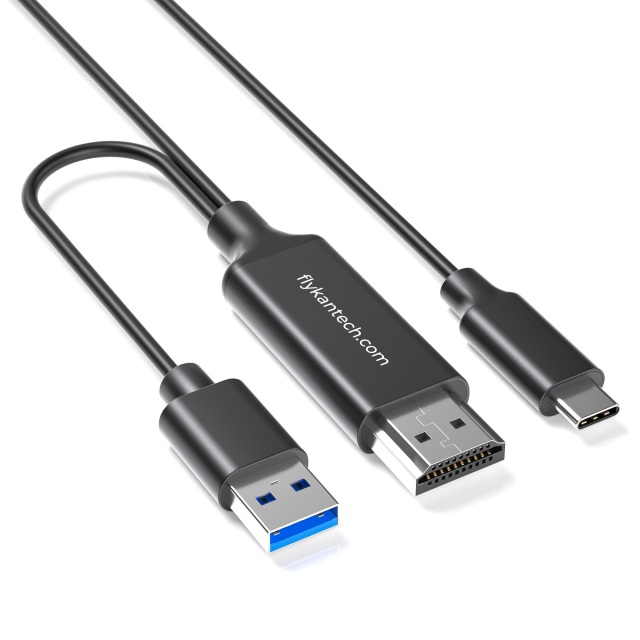 HD2UC460-18-M1 | HDMI转USB-C端口4K 60Hz转换器,flykantech.com | 全方位工厂设计、制造与出口服务 | 提升生产效率