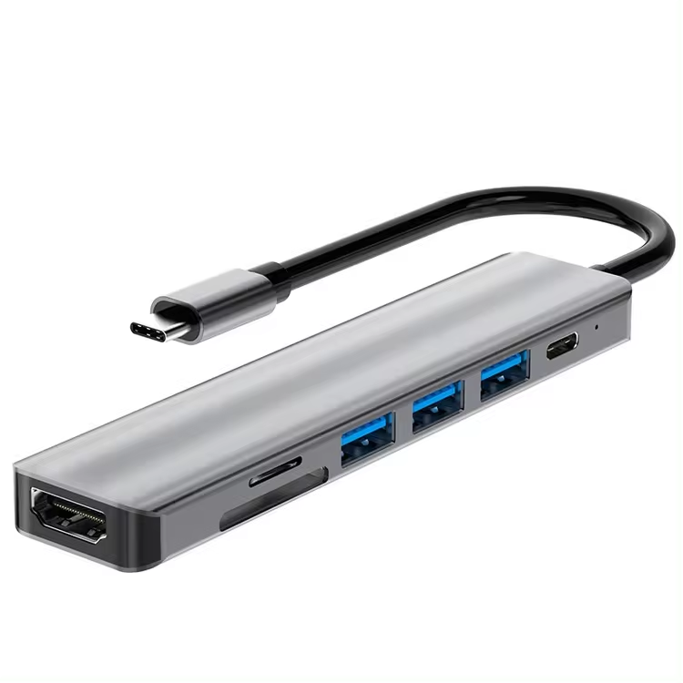UCHUB430-71M1 | 7-в-1 Мультипорт-адаптер USB Type-C 4K30Hz,flykantech.com | Полный Комплекс Услуг По Проектированию, Производству И Экспорту Заводов | Повышение Эффективности Производства,UCHUB430-71M1 | 7-в-1 Мультипорт-адаптер USB Type-C 4K30Hz,Видео Конвертеры,Видео Конвертер USB-C