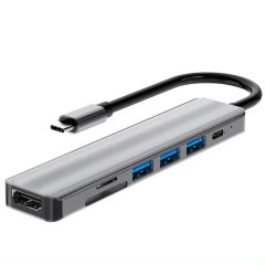UCHUB430-71M1 | 7-In-1 USB Type-C 4K30Hz 멀티포트 어댑터,flykantech.com | 종합 공장 설계, 제조 및 수출 서비스 | 생산 효율성 향상,UCHUB430-71M1 | 7-In-1 USB Type-C 4K30Hz 멀티포트 어댑터,비디오 변환기,USB-C 비디오 변환기