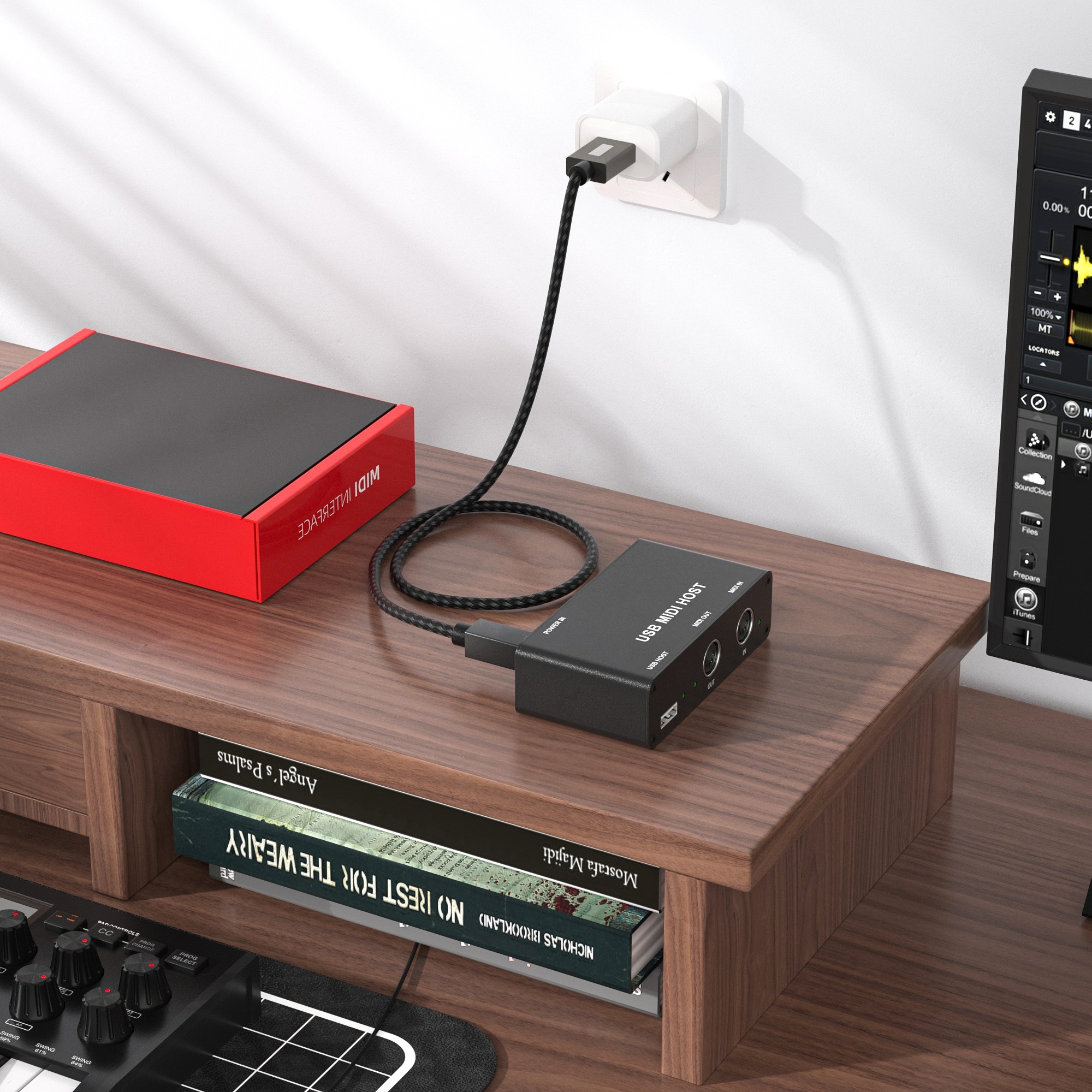 UHOST-I | USB MIDI 호스트 박스,flykantech.com | 종합 공장 설계, 제조 및 수출 서비스 | 생산 효율성 향상,UHOST-I | USB MIDI 호스트 박스