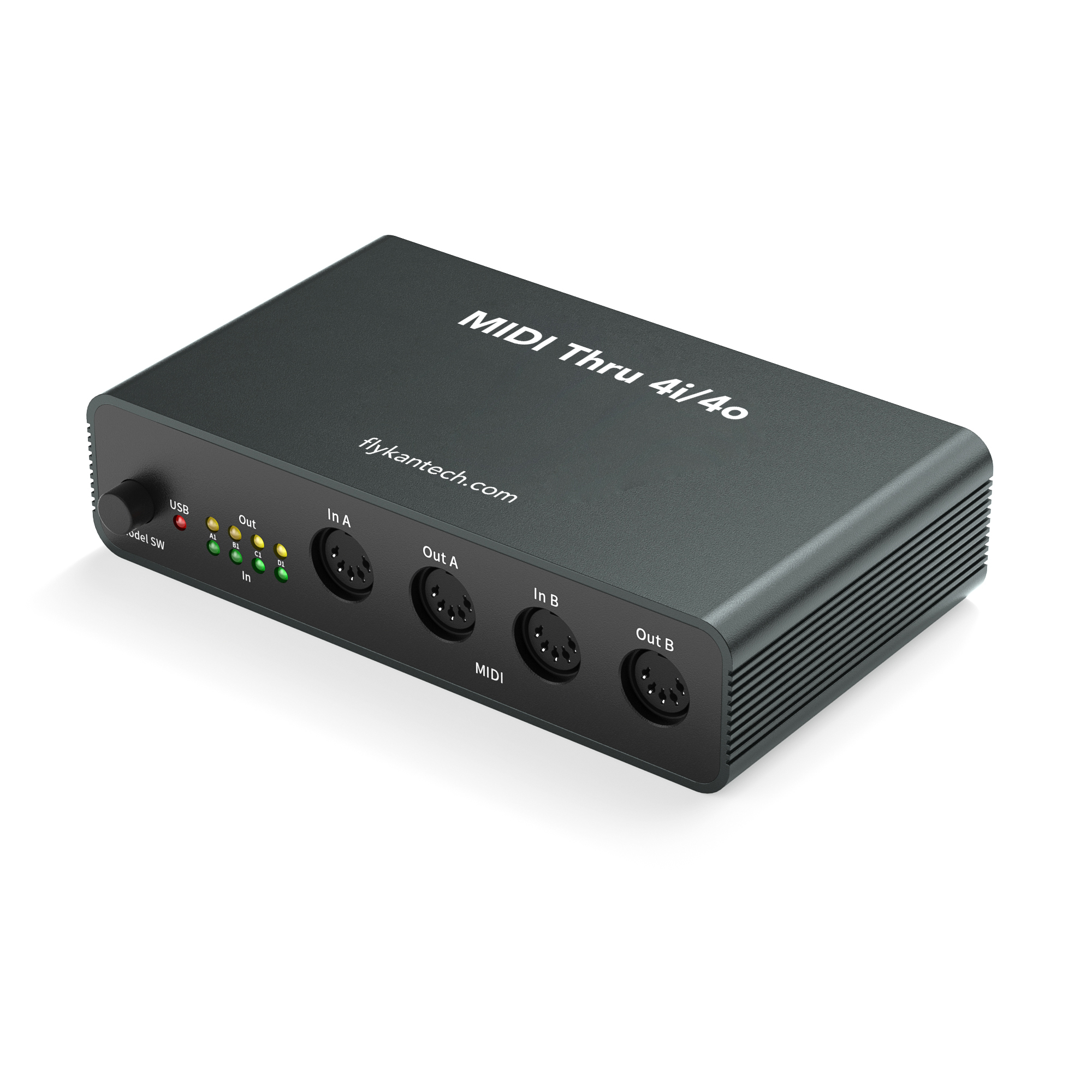 Midi Merger MIDIman Thru 3X8 MIDI Thru Box Midi Clock