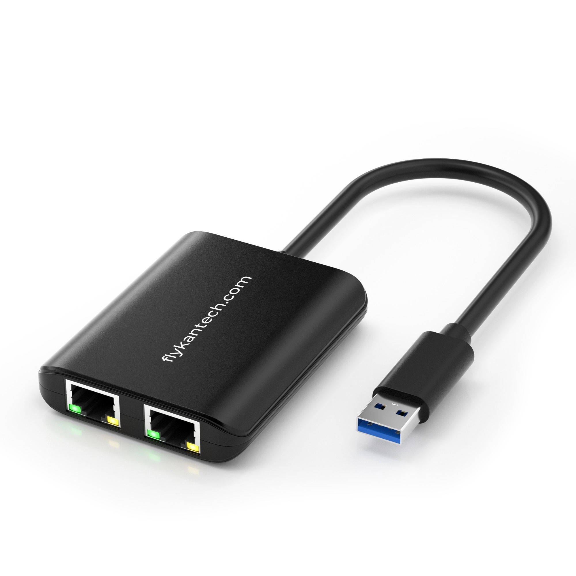 CU200 | USB 3.0 to Dual Port Gigabit Ethernet Adapter w/ USB Port,FlykanTech | Professional PC Accessories Manufacturer & Export Supplier,CU200 | USB 3.0 to Dual Port Gigabit Ethernet Adapter w/ USB Port