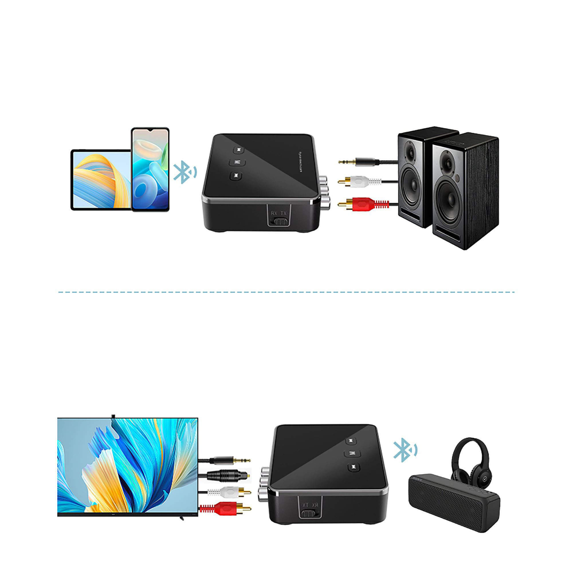 BT313 | 블루투스 오디오 수신기/전송기,flykantech.com | 종합 공장 설계, 제조 및 수출 서비스 | 생산 효율성 향상,BT313 Bluetooth 오디오 수신기/송신기: 언제 어디서나 고품질 무선 오디오 경험
