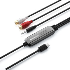 AV202-C | USB-C 아날로그 오디오 그랩버 (3.5mm, R/L, 메탈),flykantech.com | 종합 공장 설계, 제조 및 수출 서비스 | 생산 효율성 향상,AV202-C | USB-C 아날로그 오디오 그랩버 (3.5mm, R/L, 메탈)