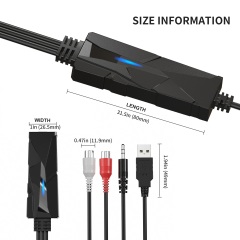 AV202-B | USB 오디오 캡처 (3.5mm, R/L, ABS),flykantech.com | 종합 공장 설계, 제조 및 수출 서비스 | 생산 효율성 향상,AV202-B | USB 오디오 캡처 (3.5mm, R/L, ABS)