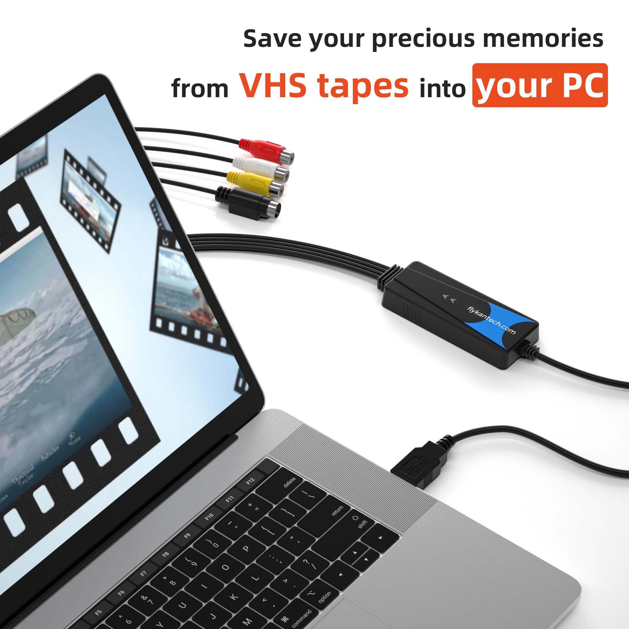 VDC2021 | USB 비디오 캡처 장치 어댑터 (VHS-DVD, Win&Mac),flykantech.com | 종합 공장 설계, 제조 및 수출 서비스 | 생산 효율성 향상,VDC2021 | USB 비디오 캡처 장치 어댑터 (VHS-DVD, Win&Mac)