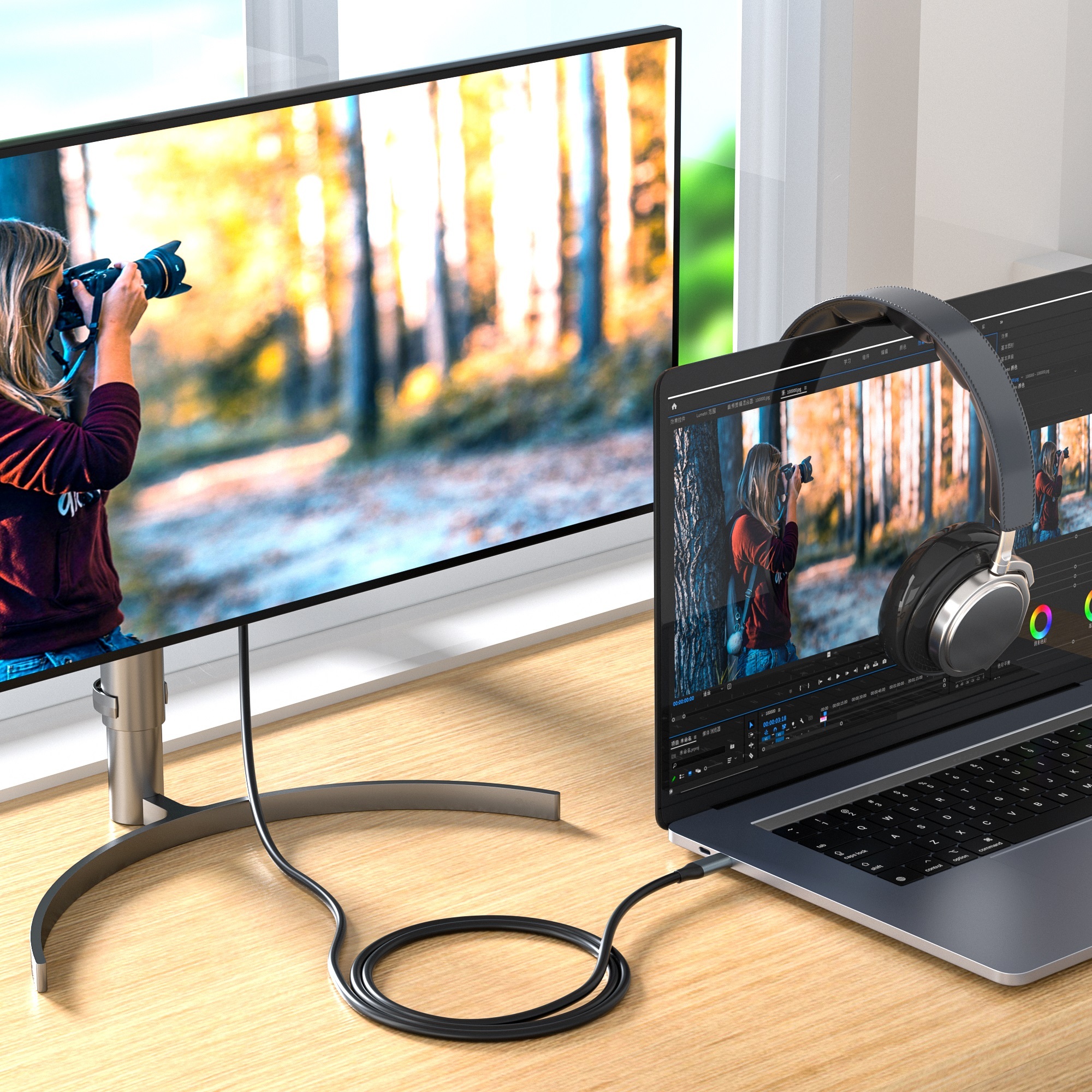 4K/60Hz USB-C to HDMI 컨버터 - 메탈, UC2HD460-18-M1,flykantech.com | 종합 공장 설계, 제조 및 수출 서비스 | 생산 효율성 향상,4K/60Hz USB-C to HDMI 컨버터 - 메탈, UC2HD460-18-M1