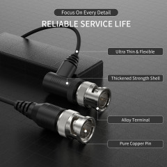 SDI-RG179 | 3G-SDI HD 동축 비디오 케이블 (1m, 75Ω),flykantech.com | 종합 공장 설계, 제조 및 수출 서비스 | 생산 효율성 향상,SDI-RG179 | 3G-SDI HD 동축 비디오 케이블 (1m, 75Ω)