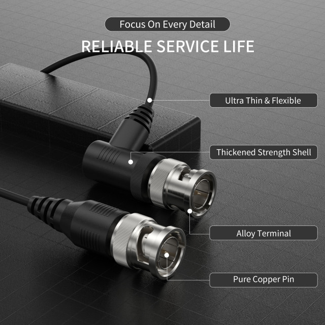 SDI-RG179 | 3G-SDI HD 동축 비디오 케이블 (1m, 75Ω),flykantech.com | 종합 공장 설계, 제조 및 수출 서비스 | 생산 효율성 향상,SDI-RG179 | 3G-SDI HD 동축 비디오 케이블 (1m, 75Ω)