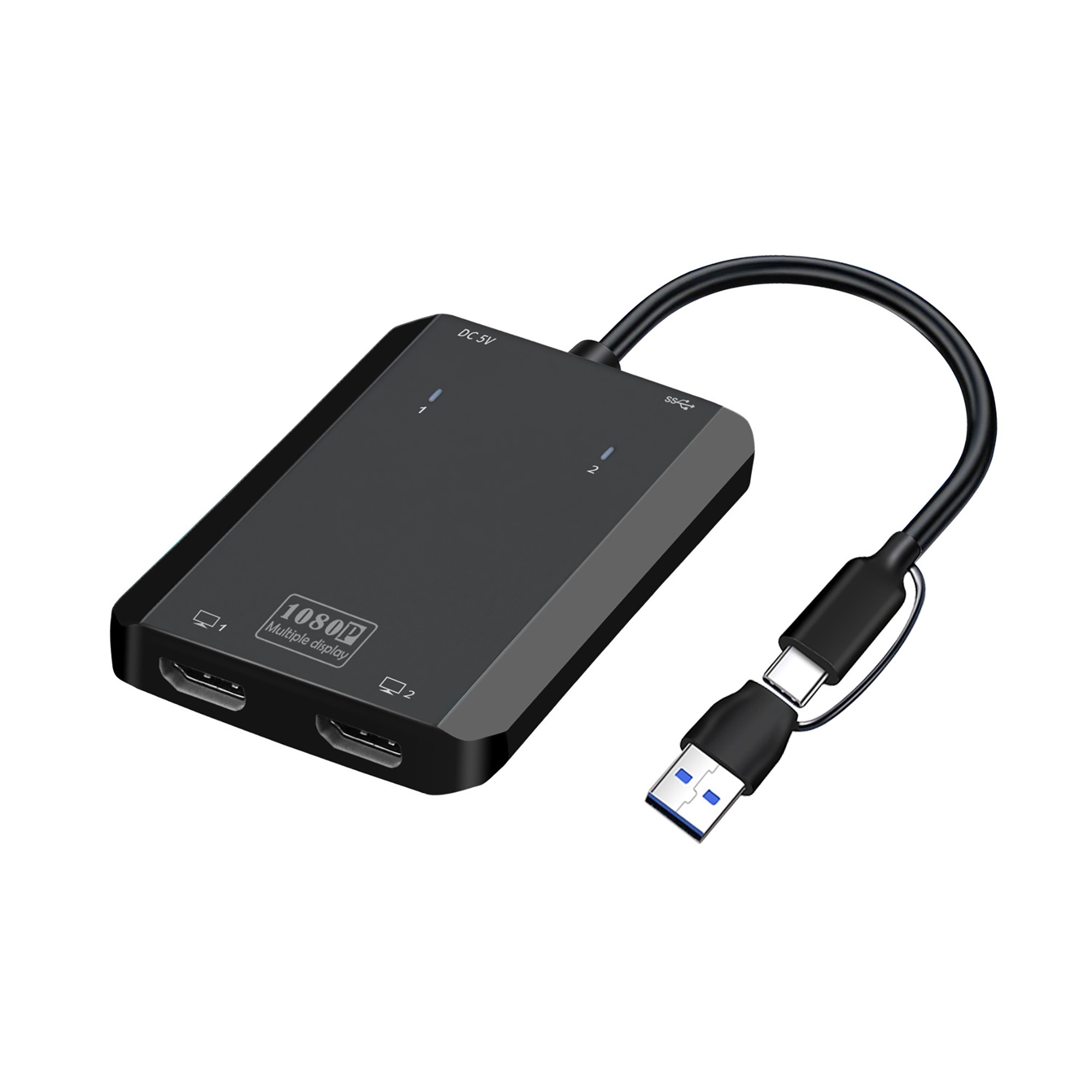 HD00008 | USB 3.0 및 C에서 듀얼 HDMI로 (PC/Mac),flykantech.com | 종합 공장 설계, 제조 및 수출 서비스 | 생산 효율성 향상,HD00008 | USB 3.0 및 C에서 듀얼 HDMI로 (PC/Mac)