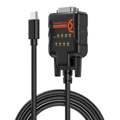 RS232-ESD9C | USB-C-시리얼 어댑터, 9개 LED, ESD 보호,flykantech.com | 종합 공장 설계, 제조 및 수출 서비스 | 생산 효율성 향상,RS232-ESD9C | USB-C-시리얼 어댑터, 9개 LED, ESD 보호