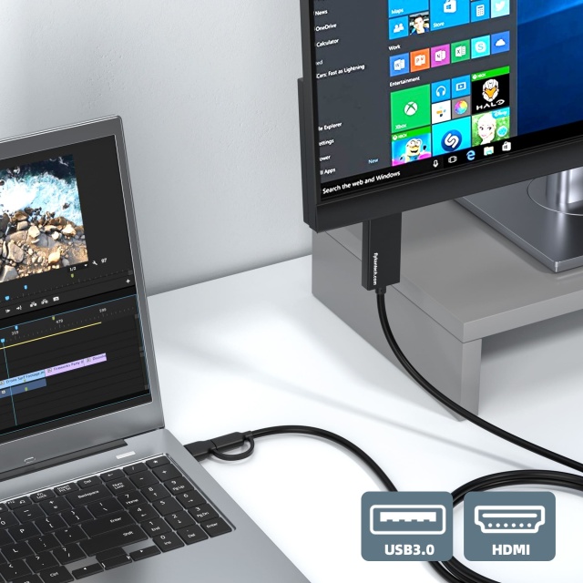 U3HD18-30P1 | USB 3.0 To HDMI 비디오 컨버터 (Win/Mac, 3m),flykantech.com | 종합 공장 설계, 제조 및 수출 서비스 | 생산 효율성 향상,U3HD18-30P1 | USB 3.0 To HDMI 비디오 컨버터 (Win/Mac, 3m)