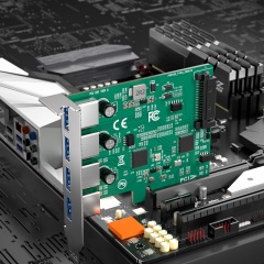 Adaptateur hôte PCIe 4 x 10 Gbps USB 3.2 Type-A - PCIE-4A10,flykantech.com | Services Complets De Conception, Fabrication Et Exportation D'Usines | Amélioration De L'Efficacité De La Production,Adaptateur hôte PCIe 4 x 10 Gbps USB 3.2 Type-A - PCIE-4A10,Cartes et Périphériques Supplémentaires,PCIE-USB