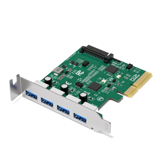 Adaptateur hôte PCIe 4 x 10 Gbps USB 3.2 Type-A - PCIE-4A10,flykantech.com | Services Complets De Conception, Fabrication Et Exportation D'Usines | Amélioration De L'Efficacité De La Production,Adaptateur hôte PCIe 4 x 10 Gbps USB 3.2 Type-A - PCIE-4A10,Cartes et Périphériques Supplémentaires,PCIE-USB