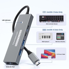 UC10G-2A2C-M1 | 4포트 10Gbps 허브 - 2x USB-A + 2x USB-C,flykantech.com | 종합 공장 설계, 제조 및 수출 서비스 | 생산 효율성 향상,UC10G-2A2C-M1 | 4포트 10Gbps 허브 - 2x USB-A + 2x USB-C