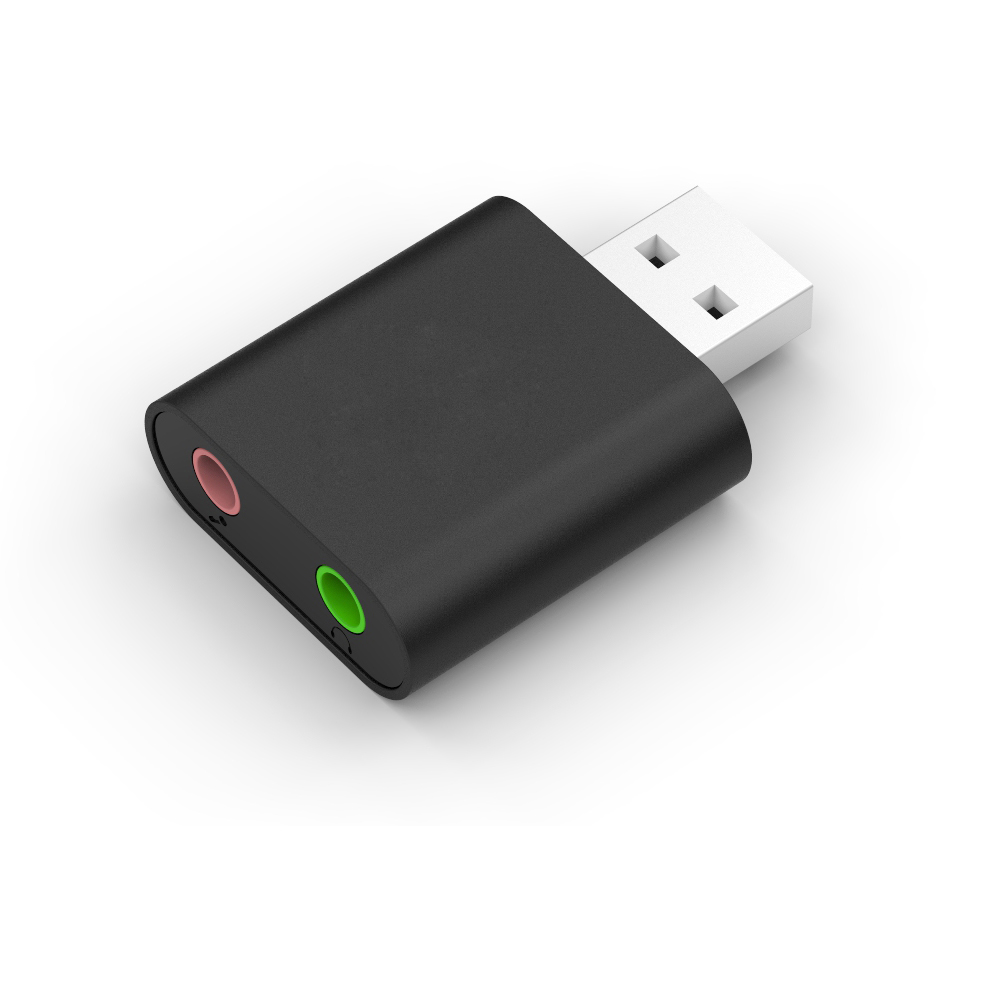 S100C | USB Audio Adapter with 3.5mm Speaker-Headphone (TRS)