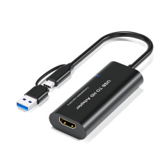 HD00010 | USB 3.0 A/C → HDMI 비디오 컨버터 – PC 및 Mac 호환,flykantech.com | 종합 공장 설계, 제조 및 수출 서비스 | 생산 효율성 향상,HD00010 | USB 3.0 A/C → HDMI 1080p 비디오 컨버터 오디오 포함 – PC 및 Mac용 플러그 앤 플레이 어댑터, 두 번째 모니터 지원, HDMI 여성 포트 출력, 오디오 전송