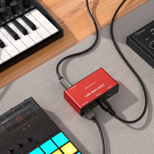 UHOST-A | 1i/1o USB MIDI 호스트 박스 - 5핀 DIN,flykantech.com | 종합 공장 설계, 제조 및 수출 서비스 | 생산 효율성 향상,UHOST-A | 1i/1o USB MIDI 호스트 박스 - 5핀 DIN