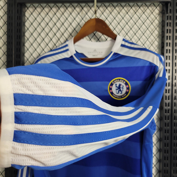 Retro 11-12 Chelsea Home Long Sleeve   Football jersey retro