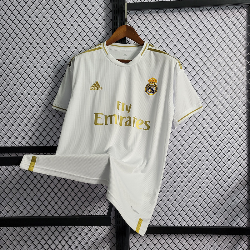 Retro 2019-20 Real Madrid Home  Benzema Hazard Sergio Ramos Casemiro KROOS MODRIC Football jersey retro