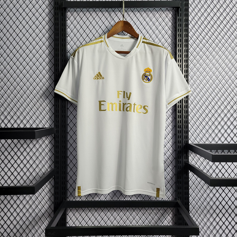 Retro 2019-20 Real Madrid Home  Benzema Hazard Sergio Ramos Casemiro KROOS MODRIC Football jersey retro