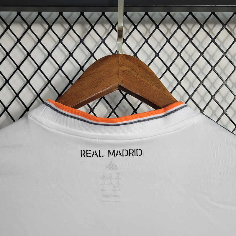 Retro Long Sleeve Real Madrid 2013-14 home RONALDO Benzema Bale Sergio Ramos Alonso Di Maria Modric Football jersey retro