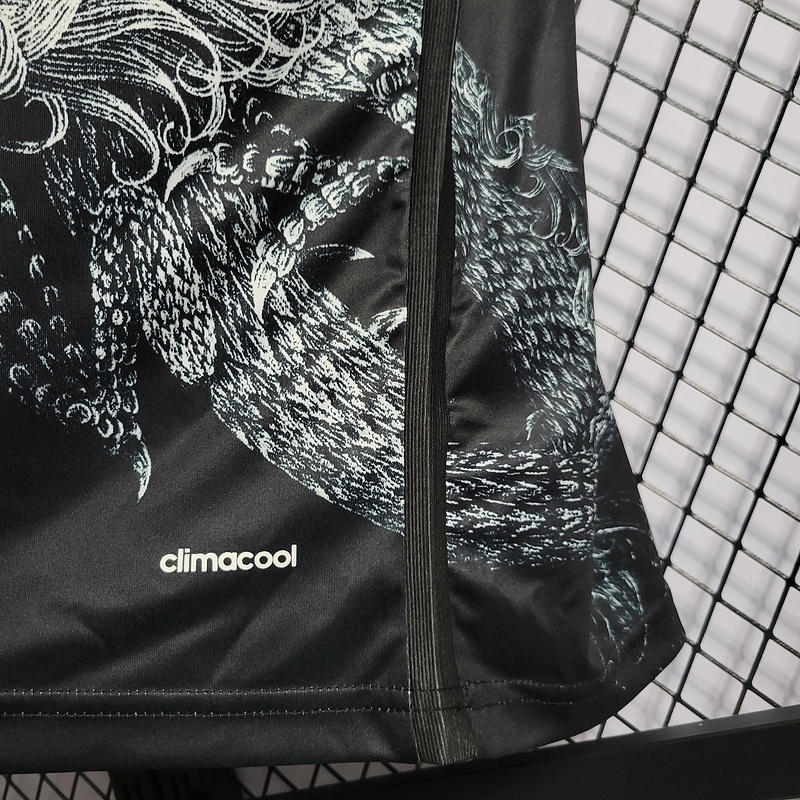 Retro 2014-15 season Real Madrid second guest RONALDO Benzema Bale Sergio Ramos Alonso Di Maria Modric  Football jersey retro