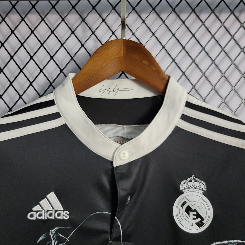 Retro 2014-15 season Real Madrid second guest RONALDO Benzema Bale Sergio Ramos Alonso Di Maria Modric  Football jersey retro